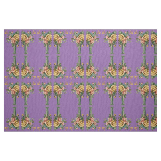 TISSU MATÉRIEL EN TISSU STYLE FLORAL (Fat Quarter)