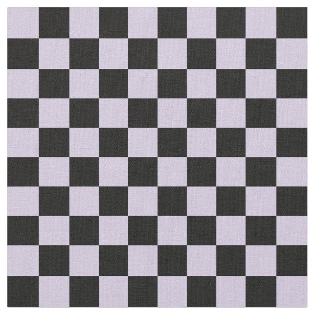 Tissu Mauve & Black Checkerboard (Fermer)