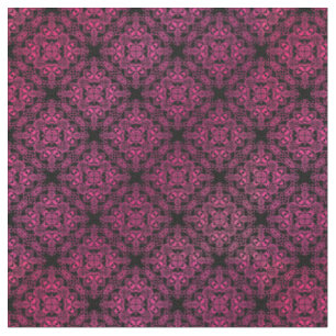 Tissu Médaille Damask rose Motif