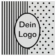 Médaillon en points pour logo initial