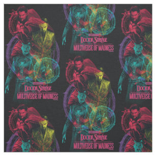 Tissu Médecin Strange Alternates Overlapping Graphic