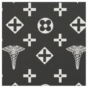 tissu Médicale. Logo des médecins