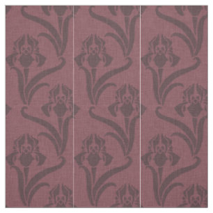 Tissu Merlot Art Nouveau Iris