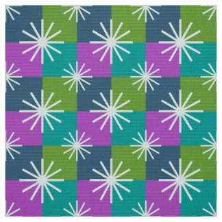 Tissu MERMAID - Moderne du milieu du siècle sur tableau 