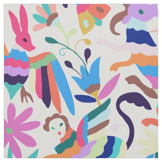 Tissu mexicain d'inspiration ottomique (Échantillon)