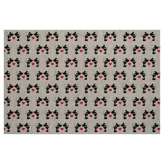 Tissu Mickey et Minnie Mariage (Fat Quarter)