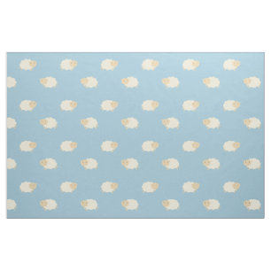 Tissu mignon de motif de moutons