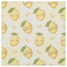 Mignon motif de fruits d'été Kawaii, aquarelle dou