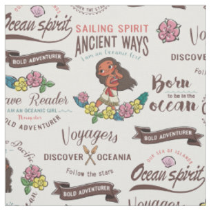 Tissu Moana Audacieux Motif aventurier