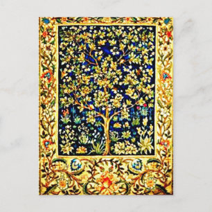 Tissu/mode Vintage par carte postale-William Morri