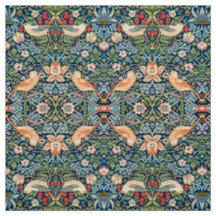 Tissu Modèle floral de William Morris Strawberry Thief