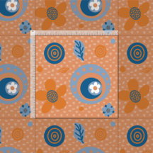 Modèle floral d'été Zesty