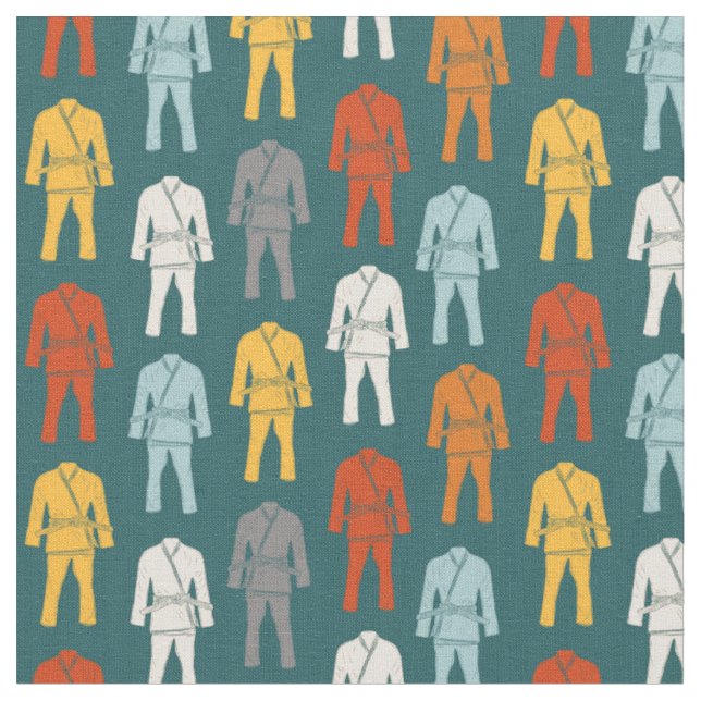 Tissu Modèle Uniforme Jiu Jitsu BJJ Gi Brésilien (Fermer)