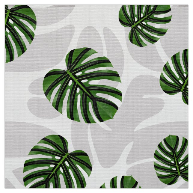 Tissu Modern Boho Botanical Leaves Pattern (Échantillon)