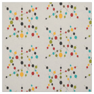 Tissu moderne de bulles et de bâtons de la moiti