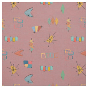 Tissu Moderne de milieu de siècle Texturé foncé frambois