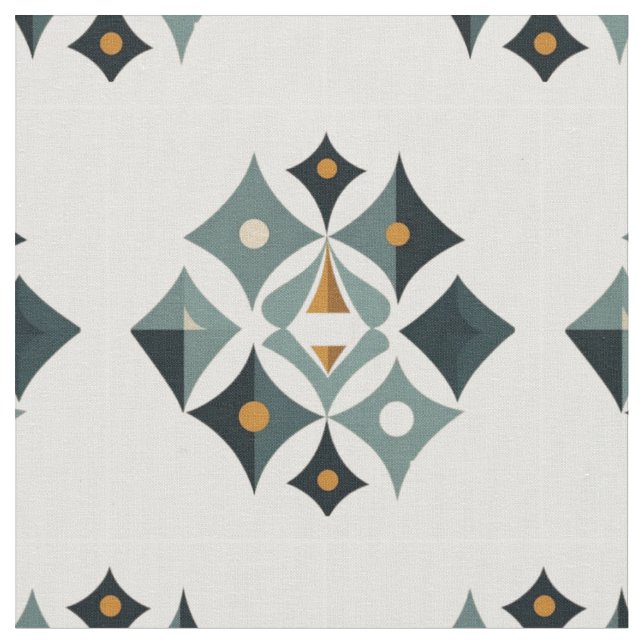 Tissu moderne étonnant du milieu du siècle (Fermer)