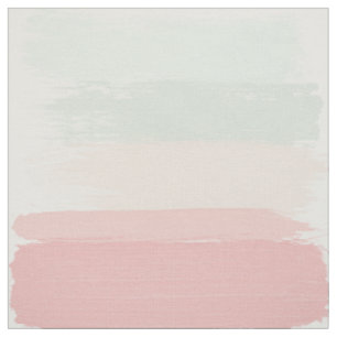 Tissu Moderne pastel aquarelle brushstrokes rayures four