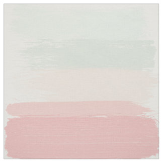 Tissu Moderne pastel aquarelle brushstrokes rayures four