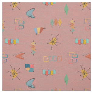 Tissu Moderne Texturé Pêche Poussiéreuse du Milieu du Si