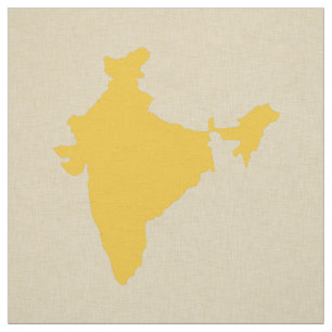 Tissu Modes Inde d'épice de safran