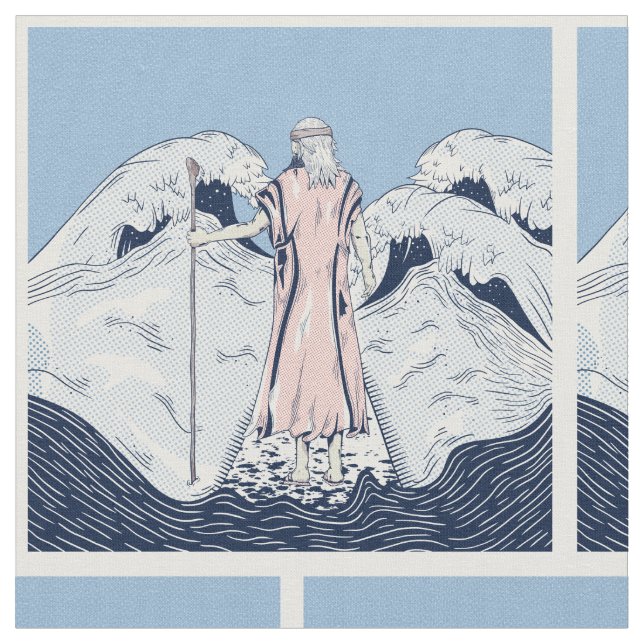 Tissu Moïse Christian Art (Fermer)