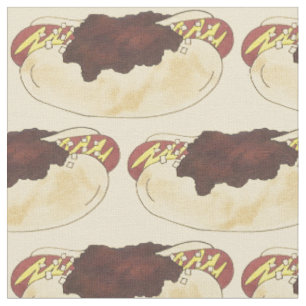 Tissu Moitié fumée de chili Hot Dog de Washington D.C.
