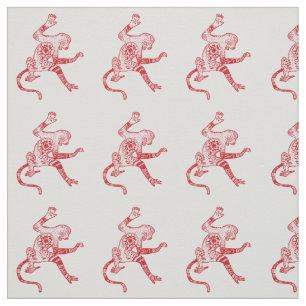 Tissu Monkey Mandala Fabric