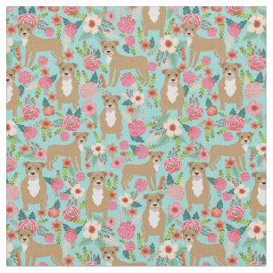 Tissu Monnaie vintage de florales de Pitbull