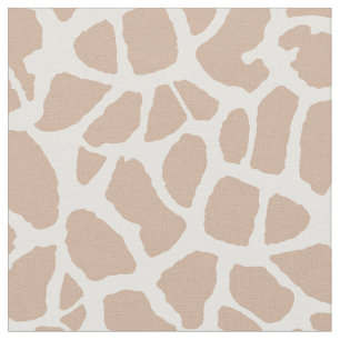Tissu Monogramme et nom brun clair chics d'impression de