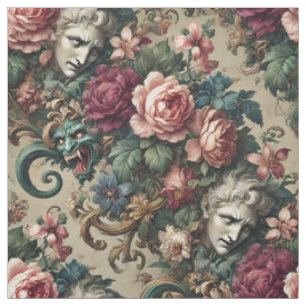 Tissu Monstres entre hommes - Carreaux de déclaration go