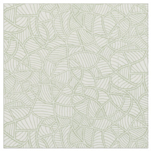 Tissu Mosaïque feuille aléatoire vert pâle