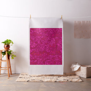 Tissu Mosaïque Tribal Fields - Rose
