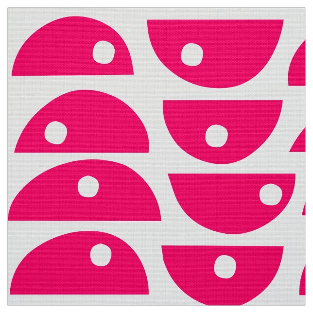 Tissu Motif 20816 - Neon Rouge et Blanc (Échantillon)