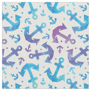 Tissu Motif 2 d'Ancre de colorant de cravate