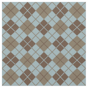 Tissu Motif à motifs de losanges dans le bleu et le