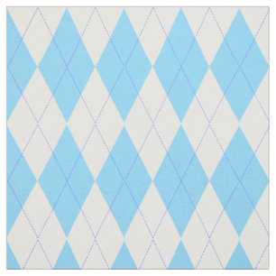 Tissu Motif à motifs de losanges de plaid bleu en paste