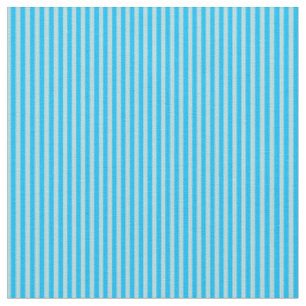 Tissu Motif à rayures bleu ciel profond et bleu poudre