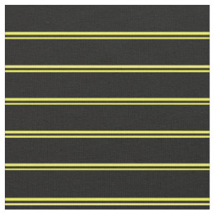 Tissu Motif à rayures et à rayures jaunes et noires