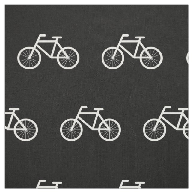 Tissu motif à vélo | Bike print design textile (Échantillon)