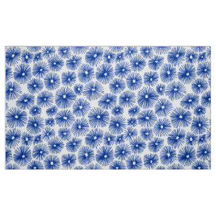 Tissu Motif Abstrait 101115 - Marine Blue