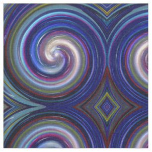 Tissu Motif Abstrait de la spirale spirale #25