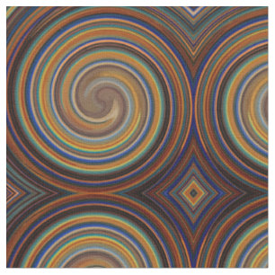 Tissu Motif Abstrait de la spirale spirale #72