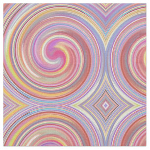 Tissu Motif Abstrait de la spirale spirale #8