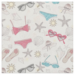 Tissu Motif Abstrait été mignon