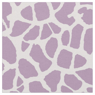 Tissu Motif animal Girly d'impression pourpre chic de