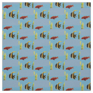 Tissu Motif aquatique balnéaire