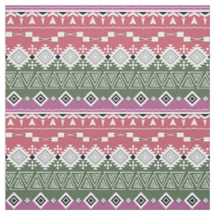 Tissu Motif Aztèque, rayé.
