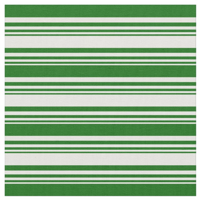 Tissu Motif blanc et vert foncé (Fermer)