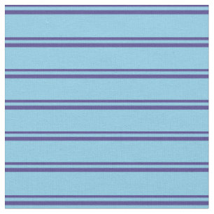 Tissu Motif bleu ardoise foncé et bleu ciel